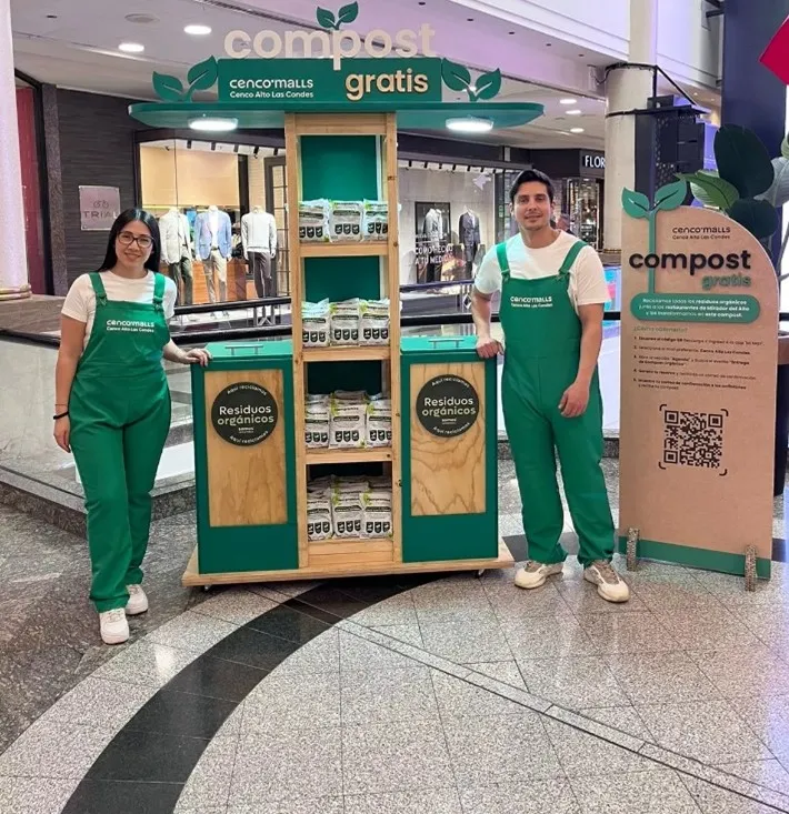 Cenco Alto Las Condes lanza piloto de reciclaje orgánico junto a la startup Reciclapp